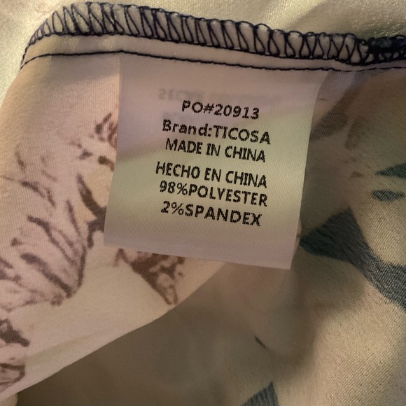 ** NWT TICOSA Palazzo Print Lounge Wide Leg - Picture 7 of 9